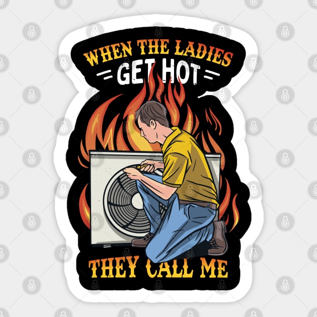 HVAC Repair Technician Funny Quote Sticker by USProudness